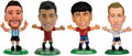 World Cup Superstars Figure Set - Includes Argentina Messi, Portugal Ronaldo, England Kane & Spain Yamal Figures (4-Pack)