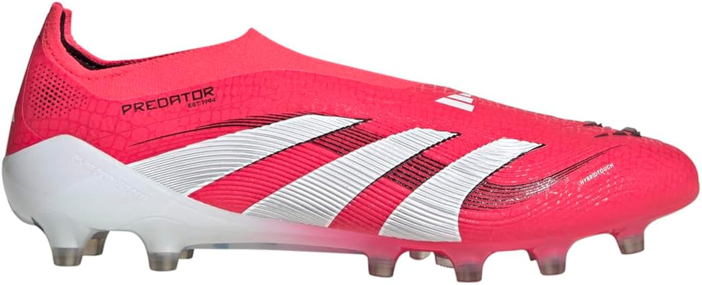 Elite Laceless Artificial Grass Soccer Cleats - Red