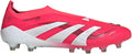 Elite Laceless Artificial Grass Soccer Cleats - Red