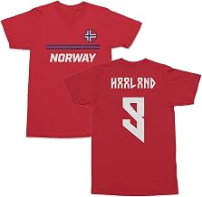 Norway Soccer Fans Haaland 9 Jersey Style Unisex T-Shirt