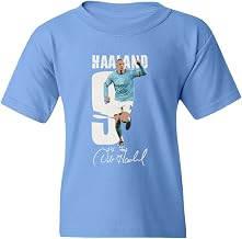 Haaland #9 Manchester Soccer Star Player Football Youth Unisex T-Shirt