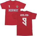 Norway Haaland 9 Inspired Soccer Jersey Style Unisex T-Shirt