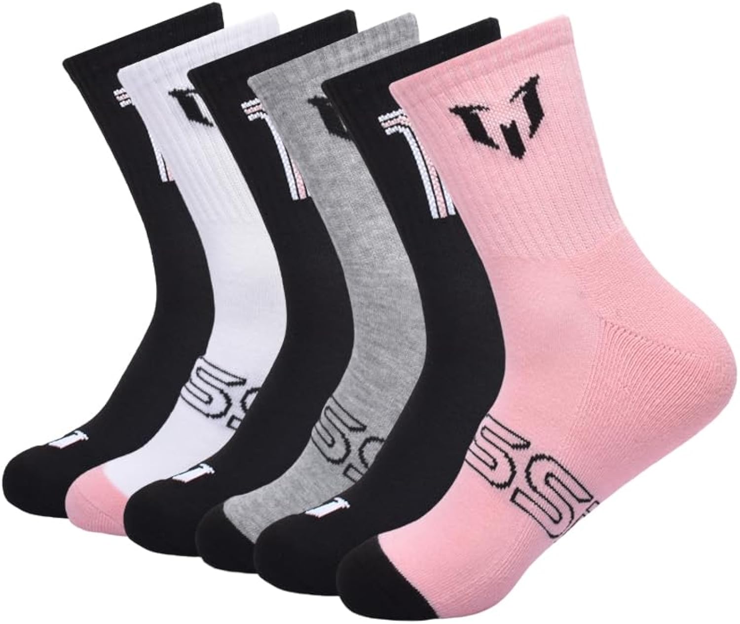 Men's Lifestyle Crew Socks, 6-pack, Soft & Stretchy, Comfortable