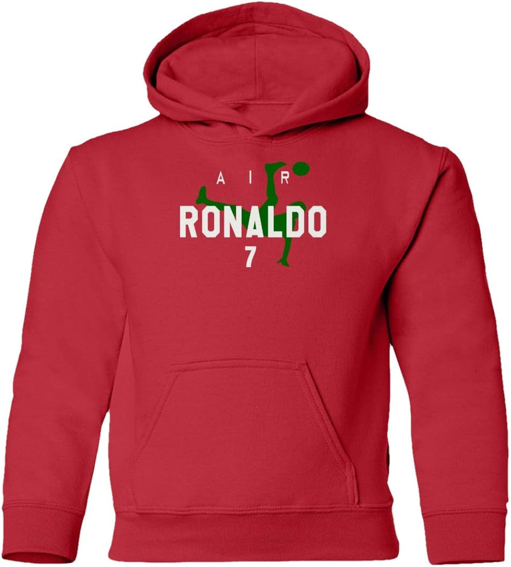 Portugal Soccer Player Air Ronaldo Youth Hooded Sweatshirt