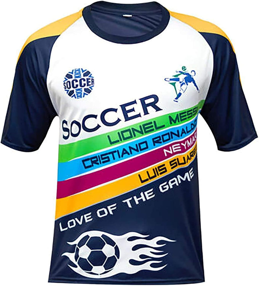 Men Football Jersey Soccer T Shirt Messi Ronaldo Neymar Realreal Madrid Manchest