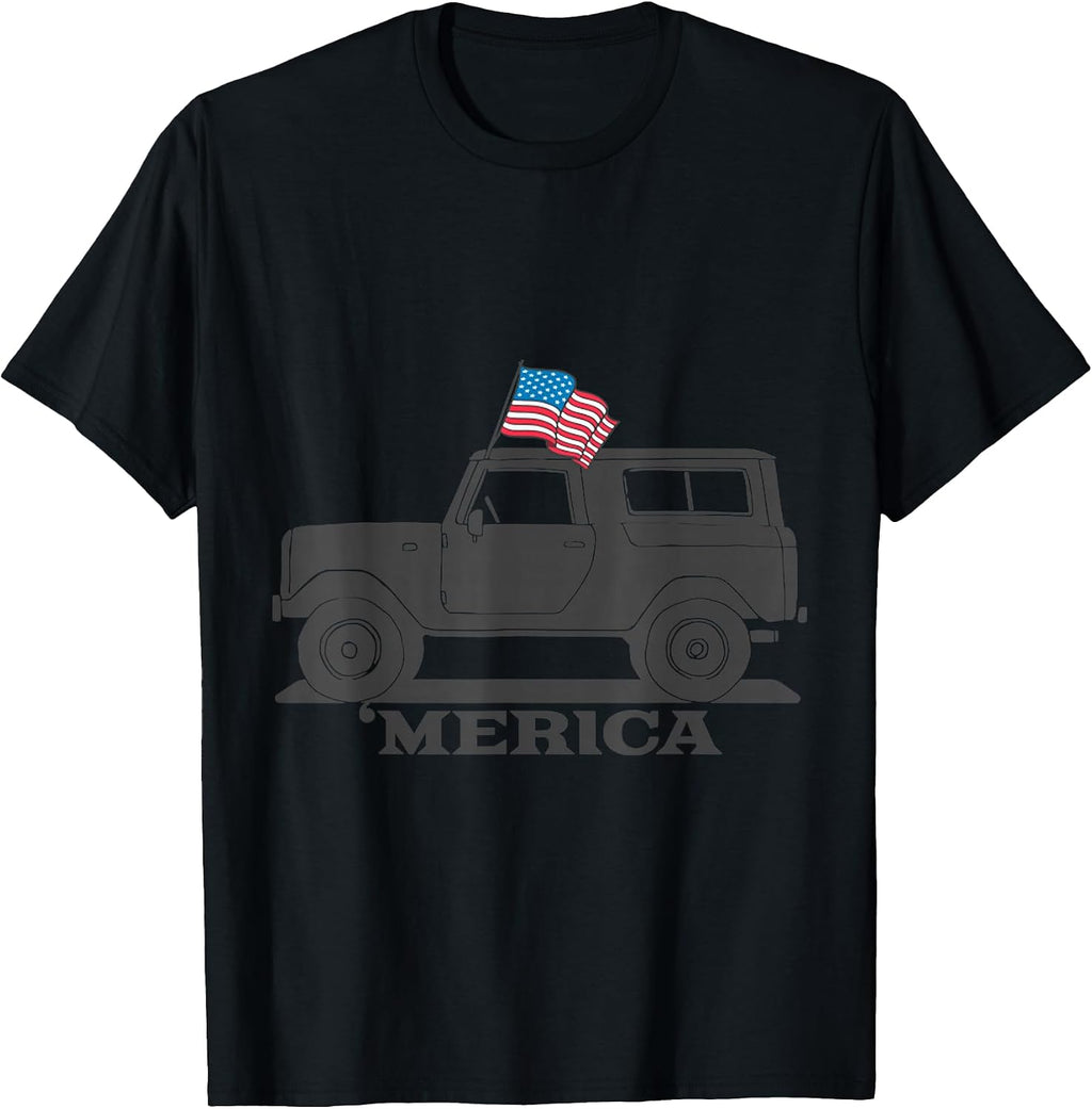 Vintage Bronco 4th of July Merica