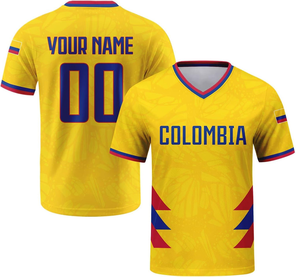 Custom Jerseys 2026 Soccer Jersey for Kids Youth Adult Personalized Flag Design Name Number T Shirt