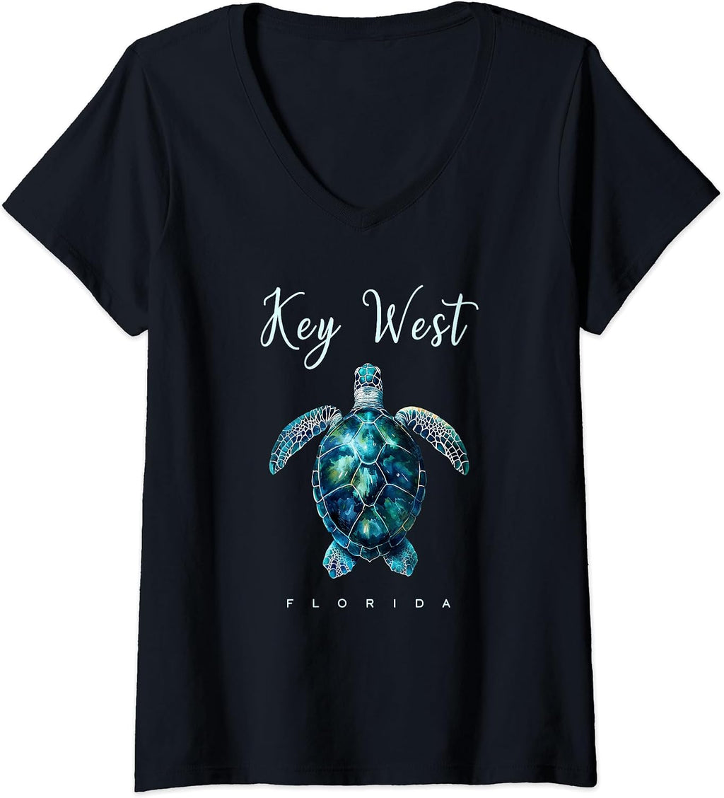 Key West Florida Watercolor Sea Turtle