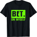 Match Green Color Graphic Tee
