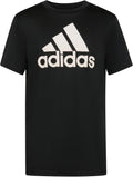 Boys Short Sleeve Aeroready Performance Logo Tee T-Shirt