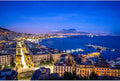 ArtDirect Europe-Italy-Naples-Overview of city with Mt-Vesuvius at sunset Unframed Art Print Giclee Poster by Jaynes Gallery - Customization Sizes 10x7, 14x9, 20x13, 36x24, 48x32, and 60x40 Inches
