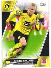 ERLING HAALAND 2021-22 Topps Bundesliga Soccer Card #53 Norway Borussia Dortmund