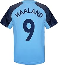 Manchester City Football Club Official Gift Boys Poly Training Kit T-Shirt