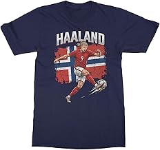 Haaland Inspired Graphic Norway Fans Soccer Pride Unisex T-Shirt