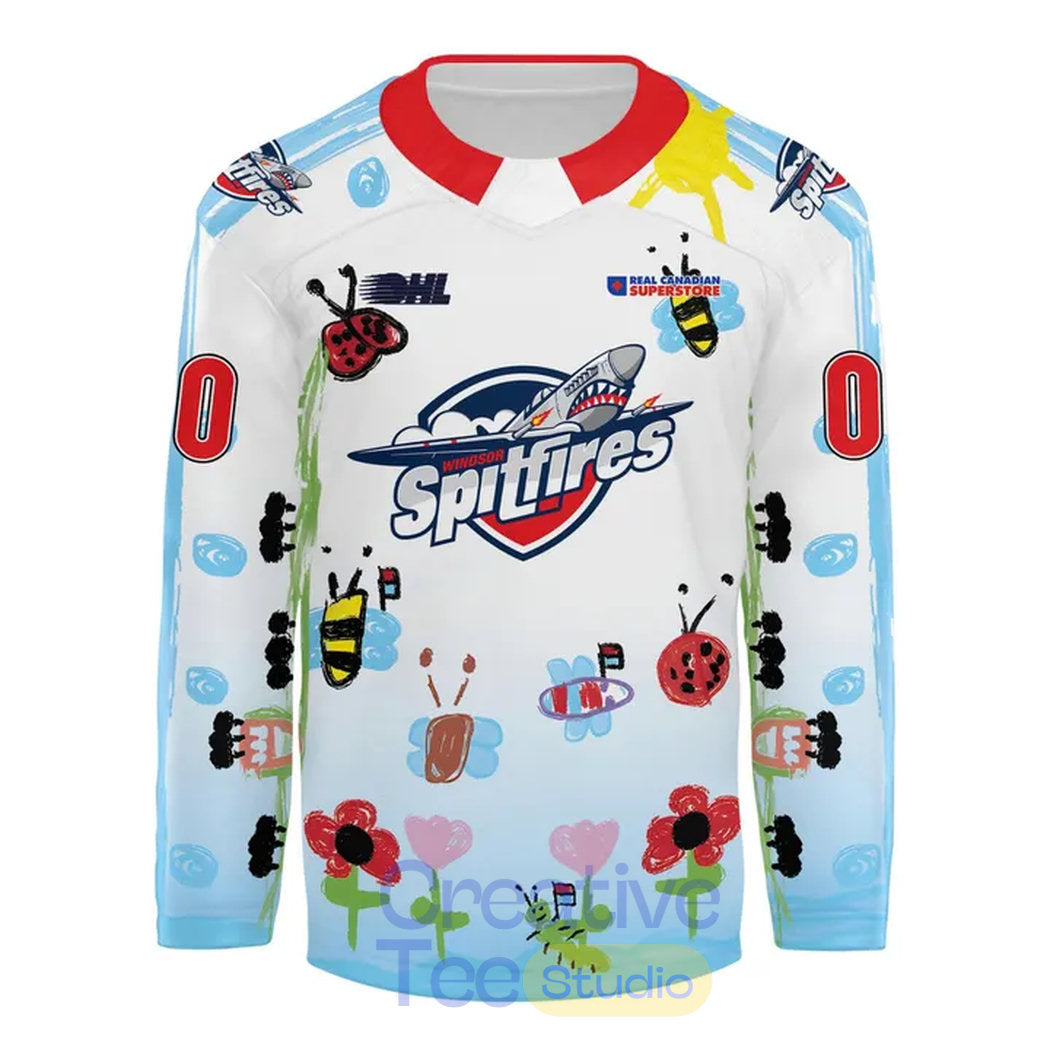Windsor Spitfires Special New 2026 Custom Hockey Jersey