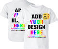 Custom T Shirt Design Your Own Shirts Personalized Photo Text Name tshirt