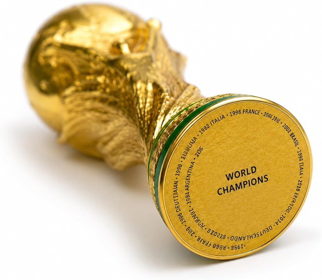 14.1inch/36cm 2026 World Football Trophy Sticker Inernational Trophy Resin Sculpture Football Champion Cup
