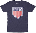 theCHIVE Believe USMNT T-Shirt – Funny Soccer Crest Graphic Tee
