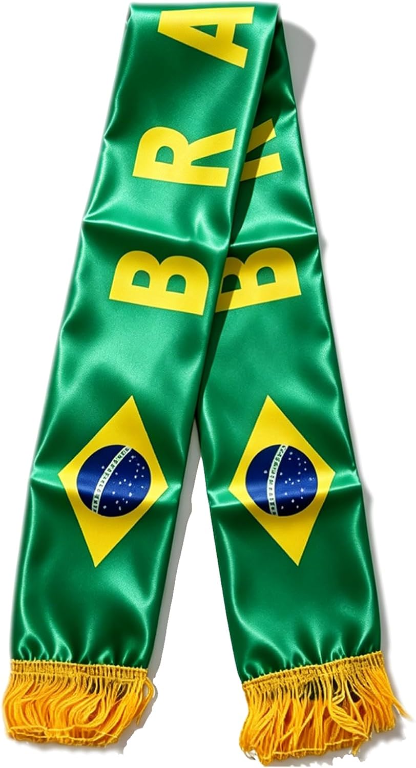 2026 Soccer World Cup Scarf, Soccer Fans Scarf Gifts for Men Women, Soft Fringe Edges for Game Day, Watch Party