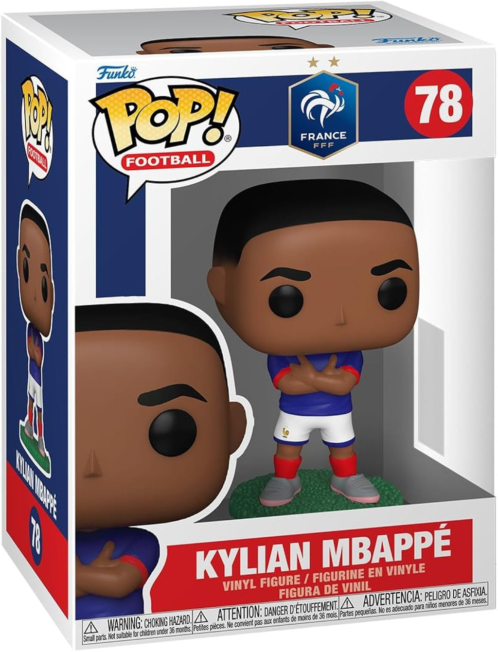 Funko Pop! Football: France - Kylian Mbappé - World Cup 2026 - France - Collectable Vinyl Figure - Gift Idea - Official Merchandise - Toys for Kids & Adults - Sports Fans