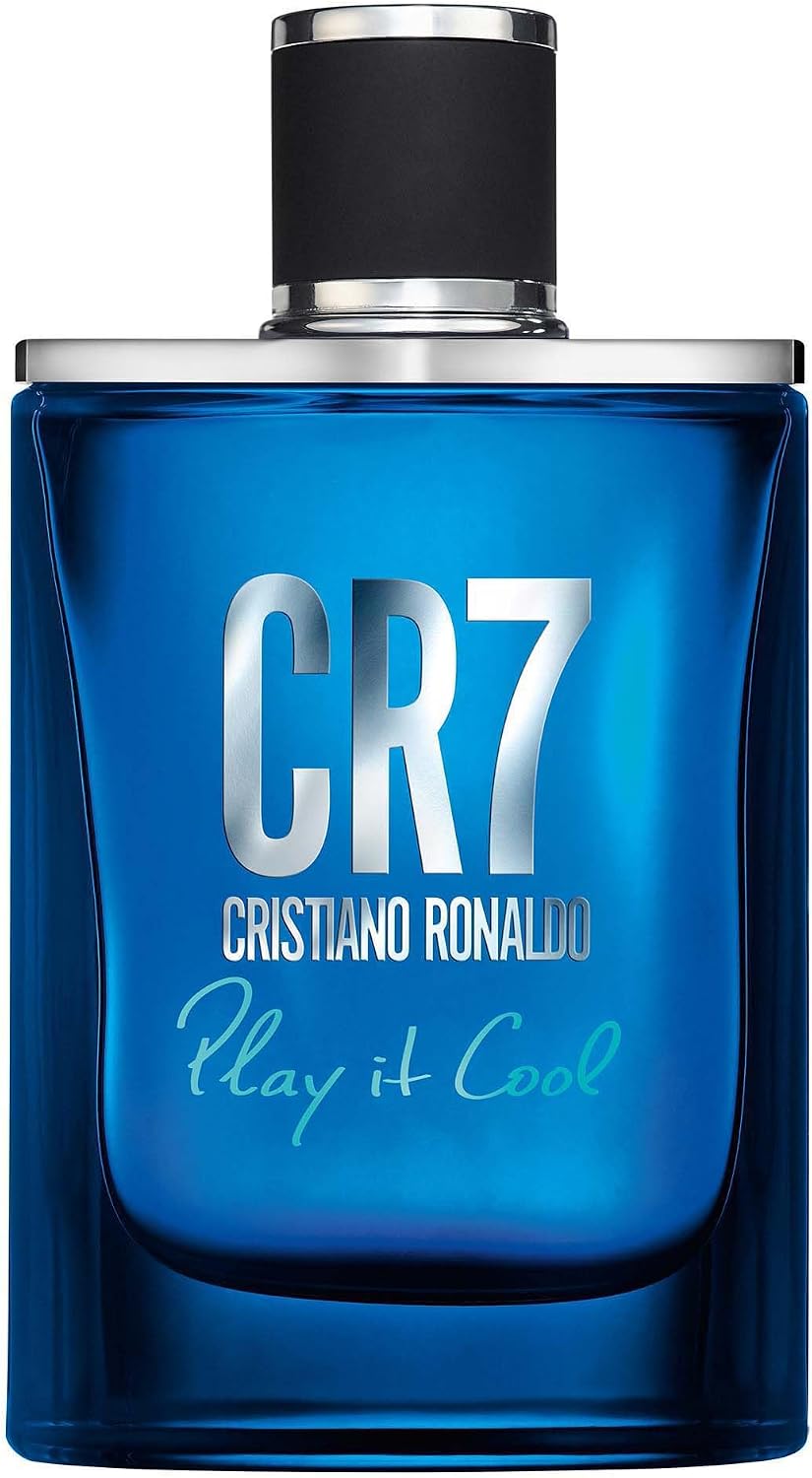 CR7 Play It Cool - Blends Bright Citruses And Aromatic Fougere Notes - Fresh, Invigorating And Sensual - Light Enough For Everyday Wear - Masculine Fragrance - 1.7 Oz EDT Spray