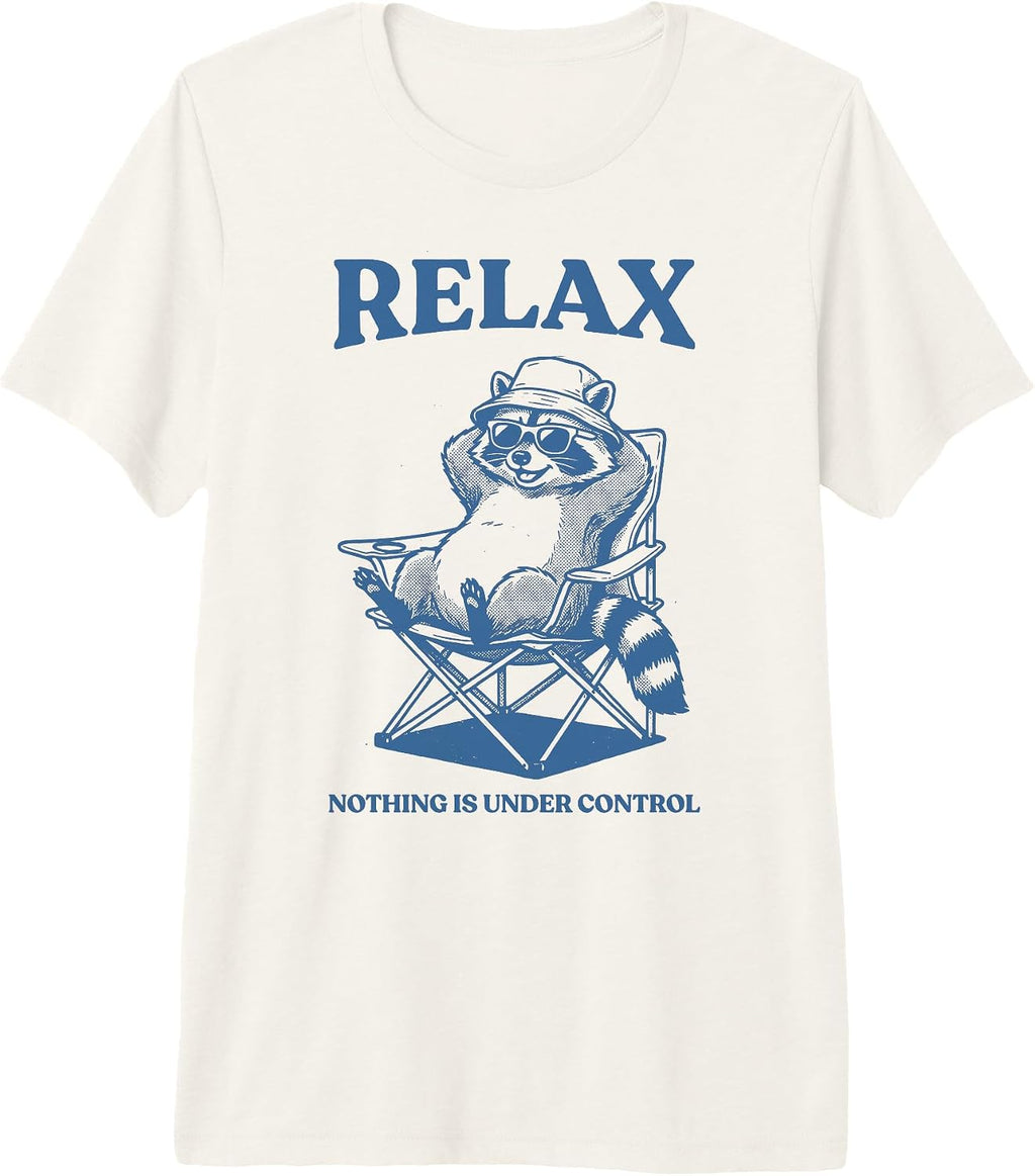 Funny Raccoon Humor Meme Style Graphic Apparel