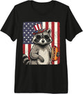 Funny 4th of July Raccoon Patriotic American Flag
