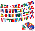 48 Countries Flags Banner Dercoations for 2026 World Cup, Small Mini Hanging String Garland Bunting for Football World Cup, Olympic, Pub, Classroom, Street, Sports Party Dercoations 50 Feet 48 Flags