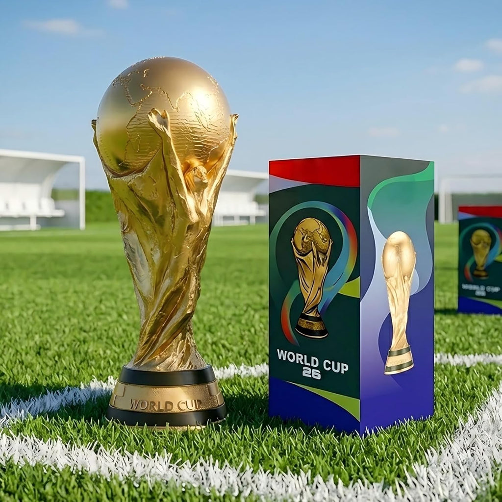 World Cup Trophy for 2026, Soccer Football Fan Souvenirs & Collections, Home Office Desktop Decor & Gift for Soccer Fans