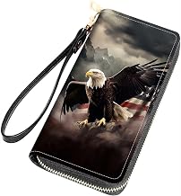 Women Large Capacity Wallet PU Leather Zipper Clutch Purse for Smart Phone/Card/Coin/Cash-1