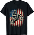 Cool USA Flag Dirt Bike July 4th Shirts