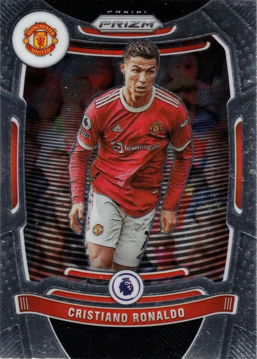 2021-22 Panini Premier League Prizm #283 Cristiano Ronaldo Soccer Card