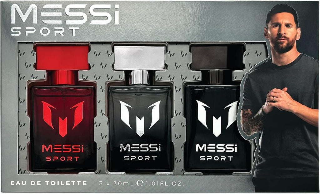 Sport Coffret Black Red, Silver Eau De Toilette Sprays 3-1oz