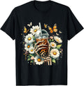 Skeleton Hand Iced Boba Tea Floral Retro Outfit