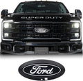 Putco Luminix White Oval LED Emblem - Fits Ford F250, F350 2023-2027 with Camera and Spray Washer