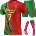 Boys' Soccer Jerseys Training Uniform Boys and Girls Youth Shirts and Shorts Set with sock