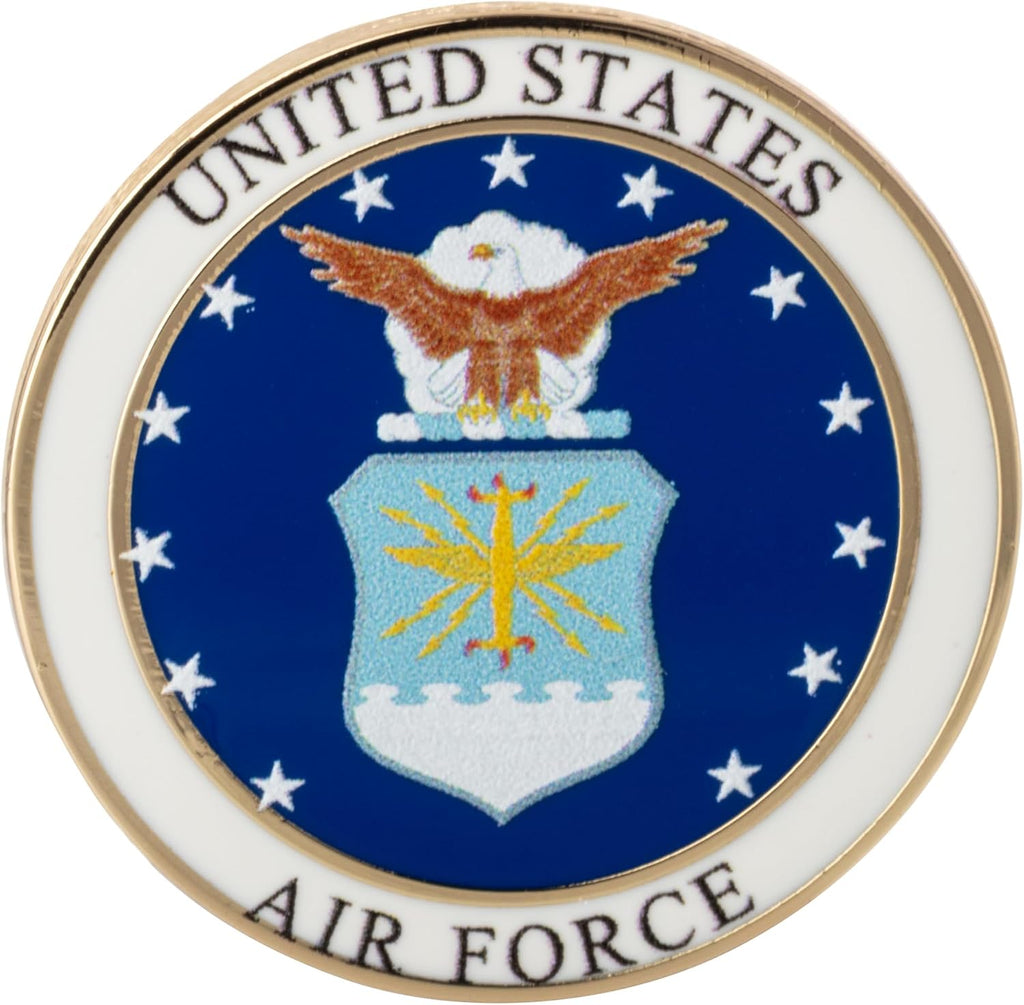 United States Air Force USAF Eagle & Logo Lapel Pin