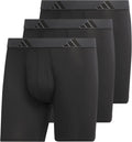Men's Microfiber Boxer Briefs (3-pack) performance Stretch Moisture-wicking Underwear