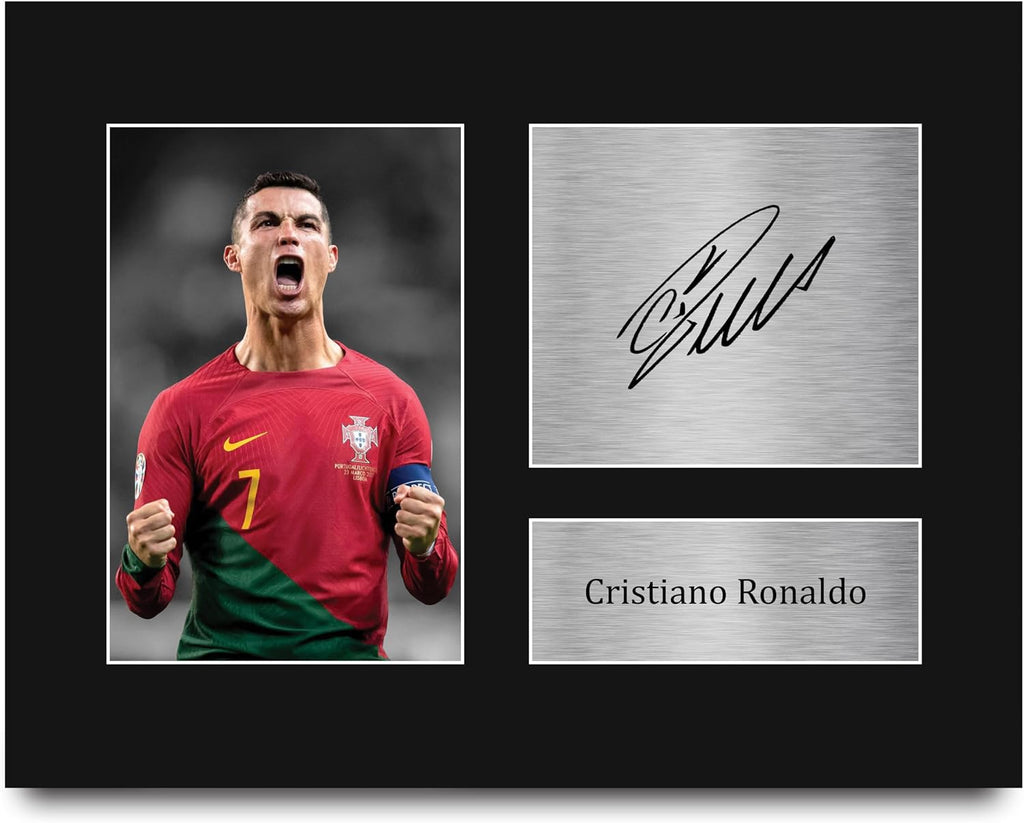 Cristiano Ronaldo Portugal Gifts Printed Signed Autograph Picture for Soccer Fans and Supporters - US Letter Size