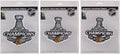 National Emblem 3-Piece Chicago Blackhawks Stanley Cup Finals Champions Patch Set