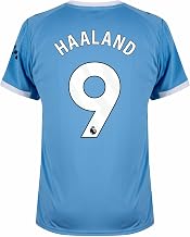 Haaland Man City Home Men’s Soccer Jersey Fan Version Short Sleeve Shirt for Game Day, Training, or Casual Wear 2025/26