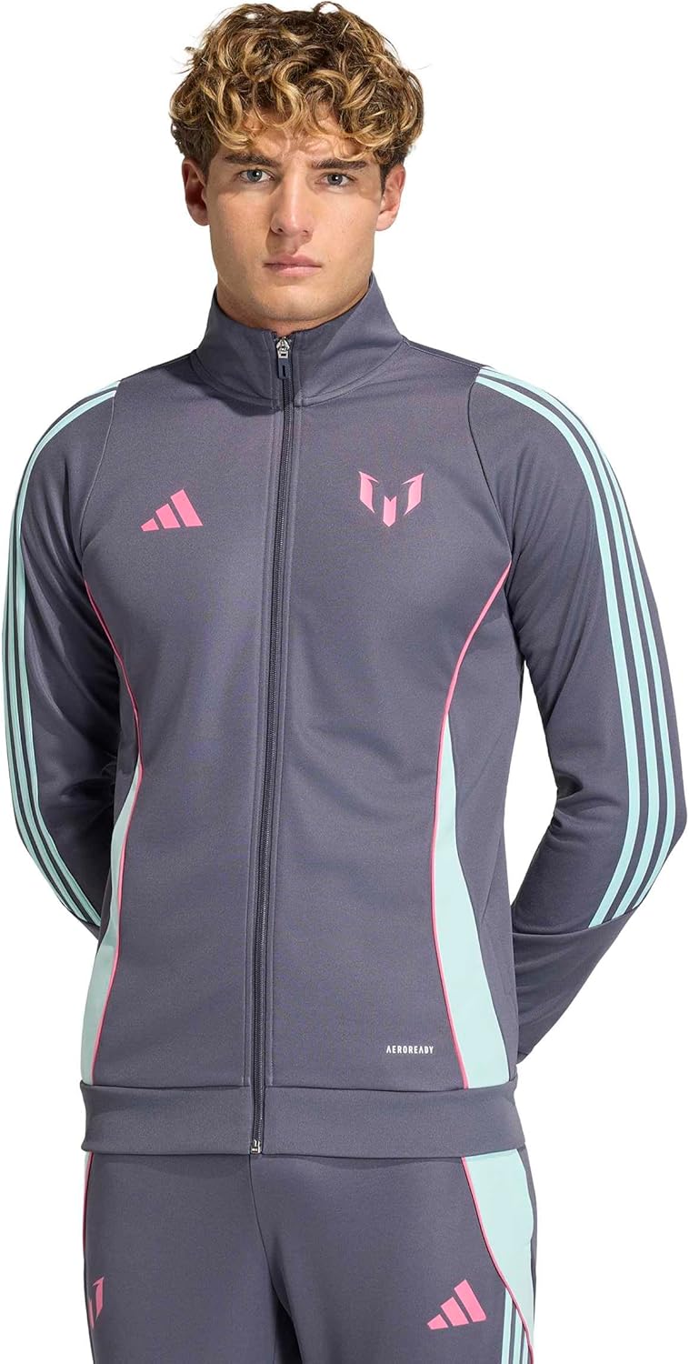 Mens Messi Athletic Outerwear Casual - Grey