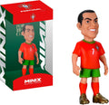 Minix Portugal National Team Collectible Figurines 12cm Official Soccer Figures for Fans and Collectors (Cristiano Ronaldo)