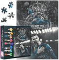 1000 Piece Cristiano Ronaldo Jigsaw Puzzle Dynamic Football Action Shot, Premium Paper Sports Memorabilia Collectible for Adults & Soccer Fans, Challenging Soccer Player Artwork, 27.5x19.7 Inch