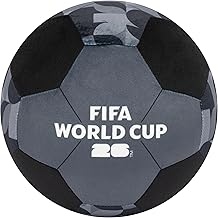 Jazwares FIFA® World Cup 2026 9-Inch Black Plush Soccer Ball - Soft, Collectible World Cup™ Plush Toy - Official FIFA® Pattern - Ages 3+