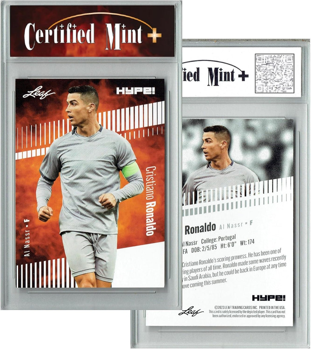 Leaf HYPE Certified Mint+ Cristiano Ronaldo 2023#110 Only 5000 Made Rare Trading Card Portugal