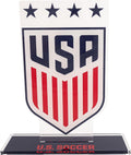 Desert Cactus US Soccer Acrylic Crest with Acrylic Base USA USMNT Mens National Football Soccer Standout for Desktop and Tabletop (Design A)