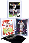 Cristiano Ronaldo (3) Assorted Soccer Cards &/or Sticker Cards Gift Pack