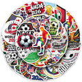 50Pcs 2026 World Cup Soccer Stickers, USA Canada Mexico Football Vinyl Decals for Water Bottles Laptops, Scrapbook, Skateboard, Suitcase, Sports Stickers for Fans, Soccer Lover Gifts
