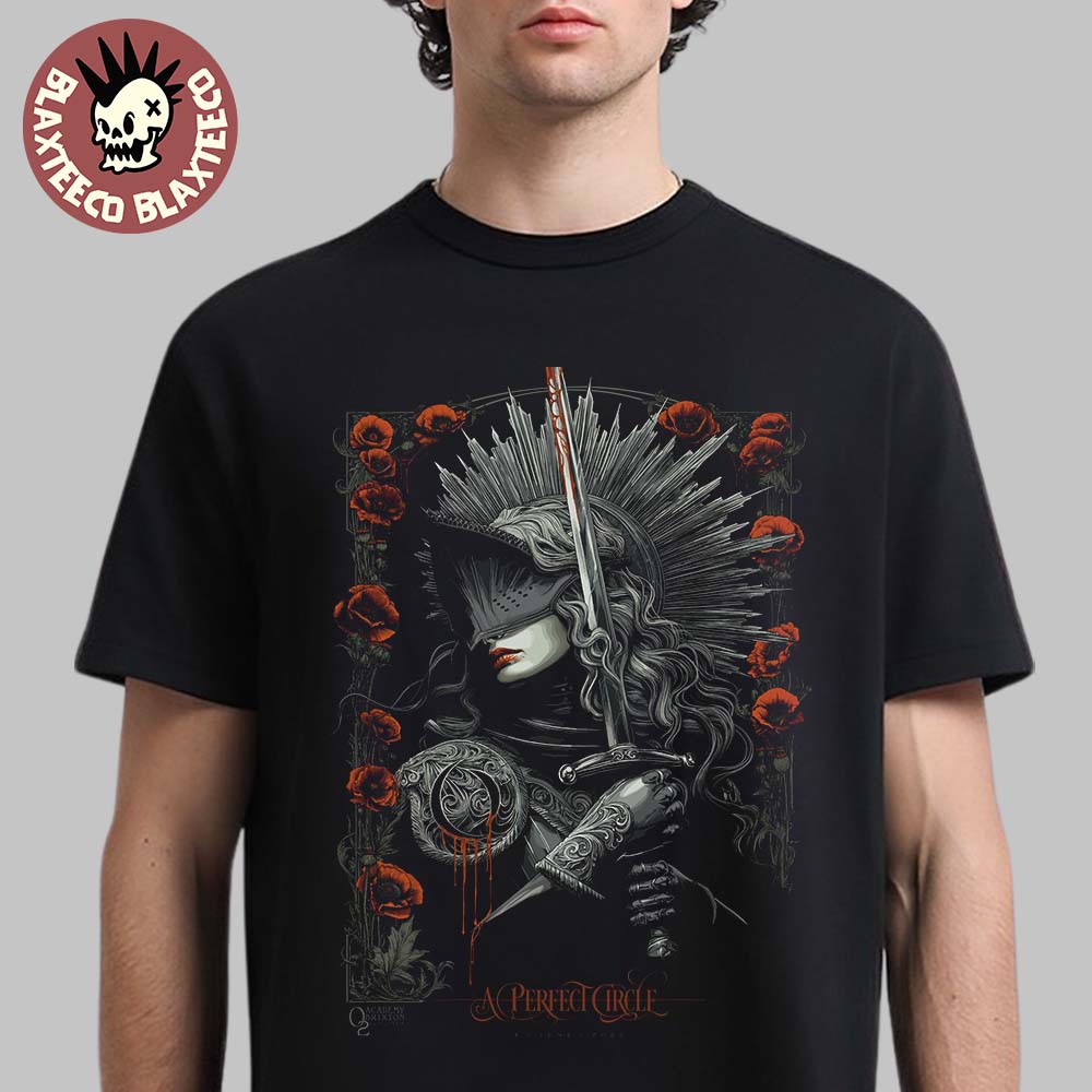 A Perfect Circle London UK 2026 Night 2 Gig Poster At O2 Academy Brixton On 4 June 2026 T-Shirt